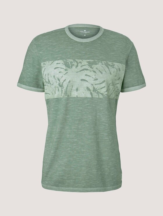 T-Shirt mit floralem Print - Männer - light mint green T-Shirt mit floralem Print - Männer - light mint green - 7 - TOM TAILOR