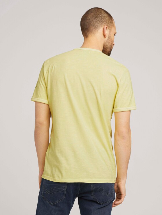 T-Shirt im Used-Look - Männer - pale straw yellow T-Shirt im Used-Look - Männer - pale straw yellow - 2 - TOM TAILOR