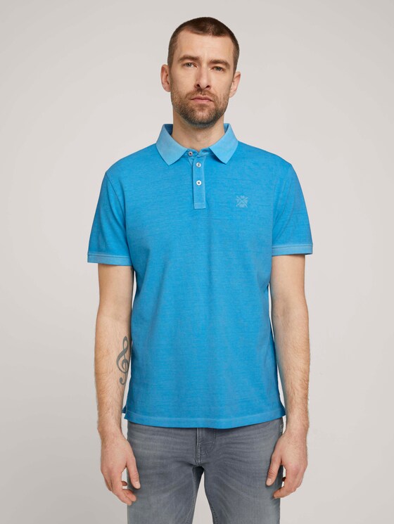 poloshirt met klein logo - Mannen - aquarius turquoise poloshirt met klein logo - Mannen - aquarius turquoise - 1 - TOM TAILOR