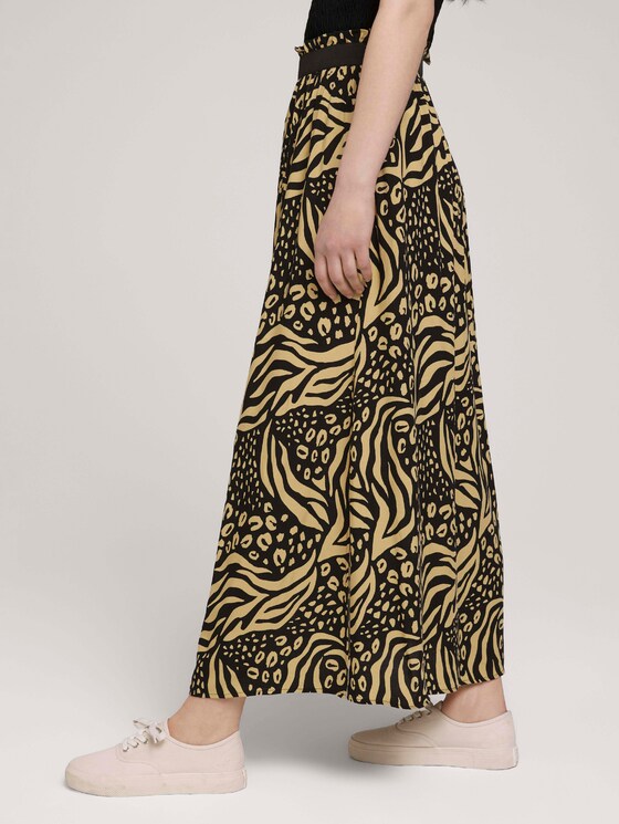 Maxi rok met split - Vrouwen - black animal print Maxi rok met split - Vrouwen - black animal print - 11 - TOM TAILOR Denim