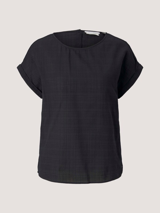 T-Shirt mit Bio-Baumwolle - Frauen - deep black T-Shirt mit Bio-Baumwolle - Frauen - deep black - 7 - TOM TAILOR Denim