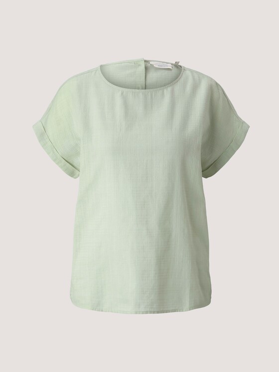 T-Shirt mit Bio-Baumwolle - Frauen - light dusty green T-Shirt mit Bio-Baumwolle - Frauen - light dusty green - 7 - TOM TAILOR Denim