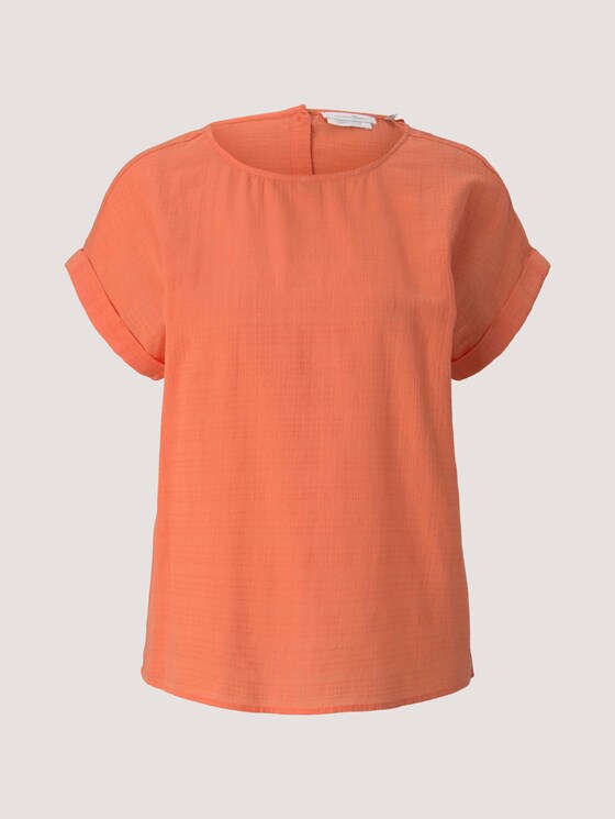 T-Shirt mit Bio-Baumwolle - Frauen - sundown coral T-Shirt mit Bio-Baumwolle - Frauen - sundown coral - 7 - TOM TAILOR Denim