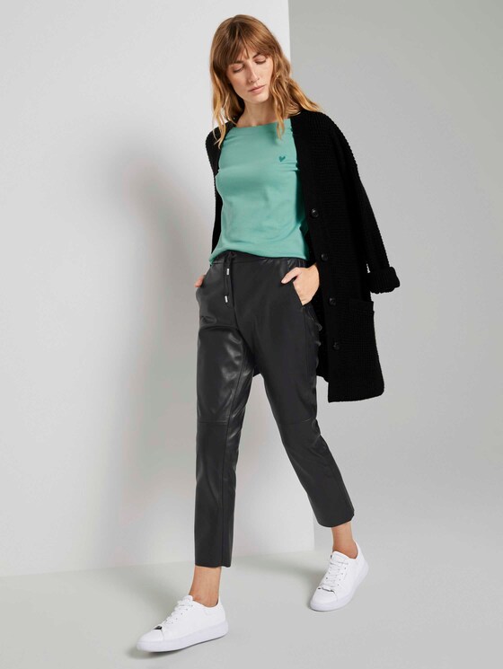 shirt met 3/4 mouw en boothals - Vrouwen - soft leaf green shirt met 3/4 mouw en boothals - Vrouwen - soft leaf green - 3 - TOM TAILOR