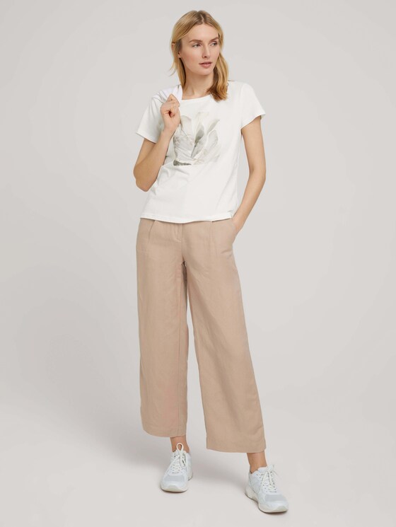 T-shirt met print - Vrouwen - Whisper White T-shirt met print - Vrouwen - Whisper White - 3 - TOM TAILOR