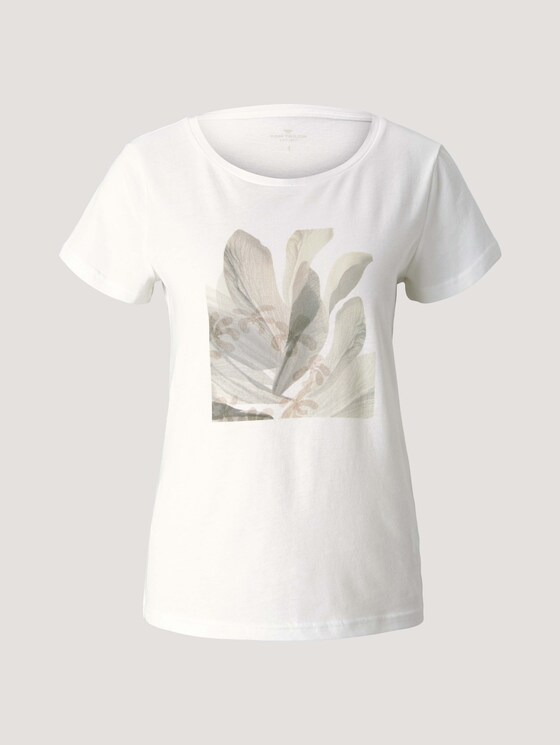 T-shirt met print - Vrouwen - Whisper White T-shirt met print - Vrouwen - Whisper White - 7 - TOM TAILOR