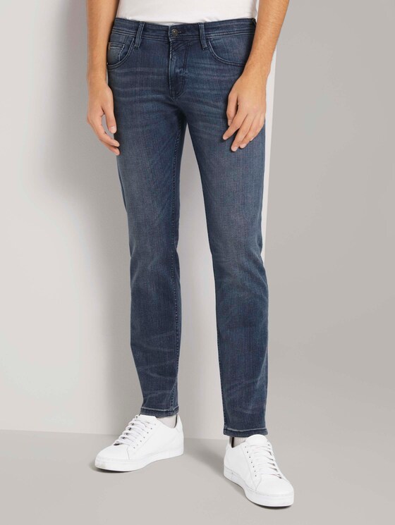 Slim Piers Strech Jeans - Männer - Used Mid Stone Blue Denim Slim Piers Strech Jeans - Männer - Used Mid Stone Blue Denim - 1 - TOM TAILOR Denim