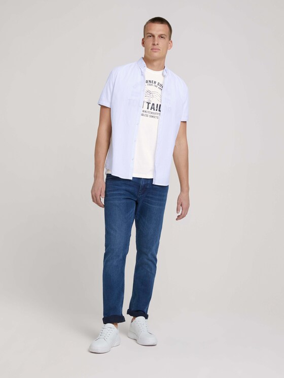 Print T-Shirt - Männer - Off White Print T-Shirt - Männer - Off White - 3 - TOM TAILOR