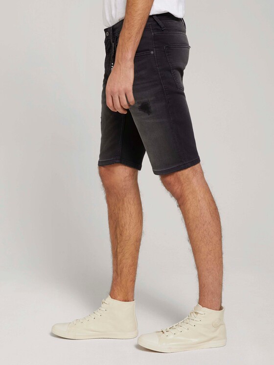 Regular Fit Jeans-Shorts - Männer - destroyed dark stone black den Regular Fit Jeans-Shorts - Männer - destroyed dark stone black den - 11 - TOM TAILOR Denim