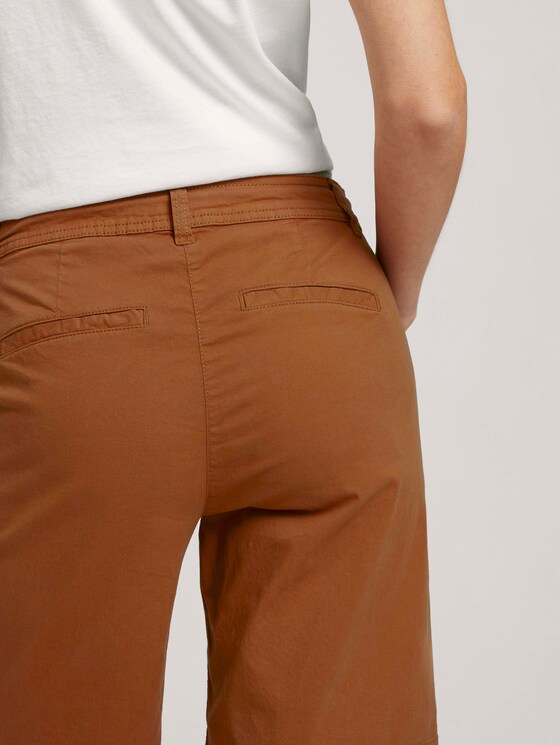 Bermuda Shorts mit Kordelzug - Frauen - Caramel Brown Bermuda Shorts mit Kordelzug - Frauen - Caramel Brown - 9 - TOM TAILOR