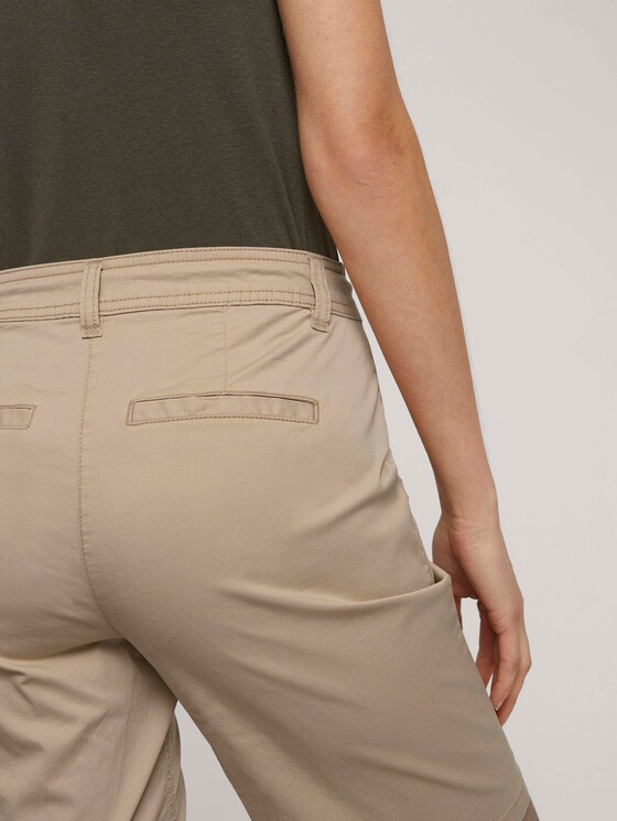 Bermuda Shorts mit Kordelzug - Frauen - desert linen Bermuda Shorts mit Kordelzug - Frauen - desert linen - 9 - TOM TAILOR