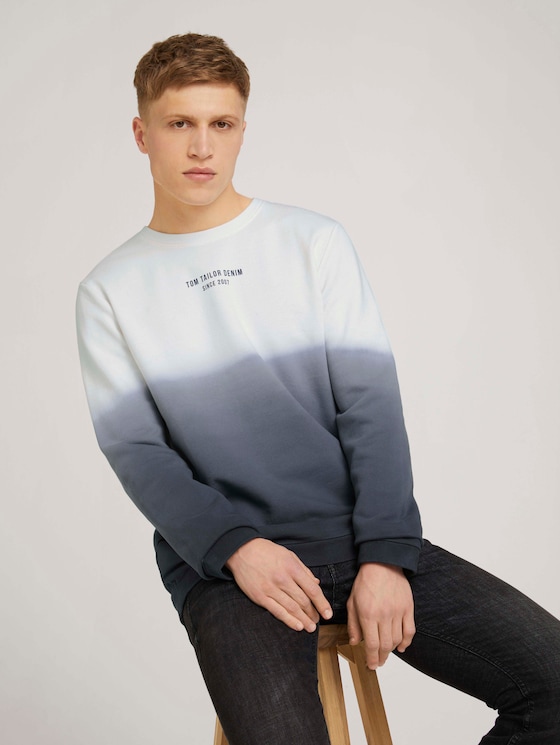 Sweatshirt mit Farbverlauf - Männer - Sky Captain Blue Sweatshirt mit Farbverlauf - Männer - Sky Captain Blue - 5 - TOM TAILOR Denim