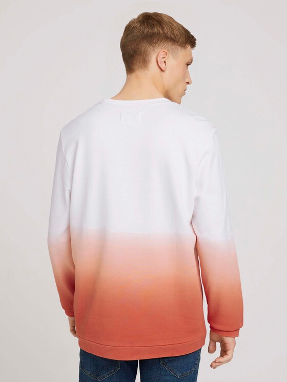 Sweatshirt mit Farbverlauf - Männer - orange lobster Sweatshirt mit Farbverlauf - Männer - orange lobster - 2 - TOM TAILOR Denim