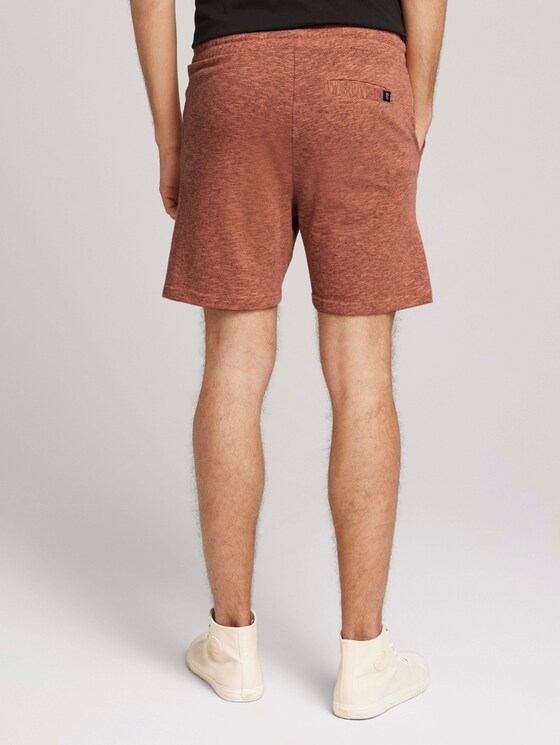 Melierte Sweatshorts - Männer - orange lobster black melange Melierte Sweatshorts - Männer - orange lobster black melange - 2 - TOM TAILOR Denim