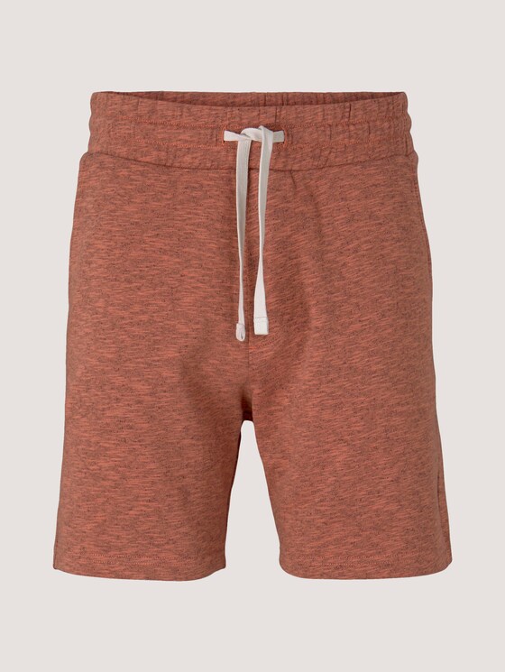 Melierte Sweatshorts - Männer - orange lobster black melange Melierte Sweatshorts - Männer - orange lobster black melange - 7 - TOM TAILOR Denim
