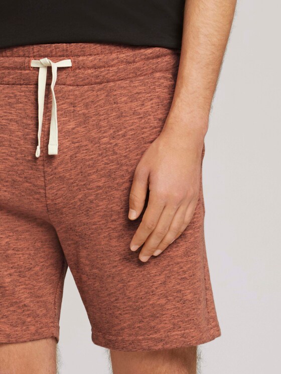 Melierte Sweatshorts - Männer - orange lobster black melange Melierte Sweatshorts - Männer - orange lobster black melange - 9 - TOM TAILOR Denim