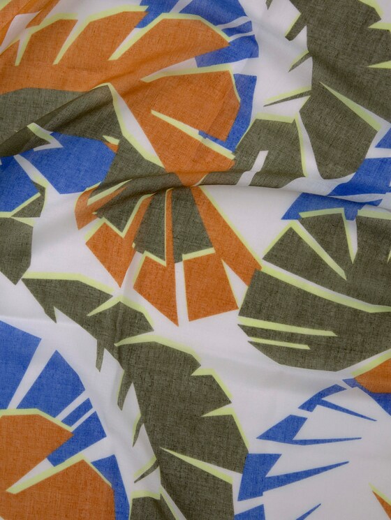 Gemusterter Schlauchschal - Frauen - multicolor botanical design Gemusterter Schlauchschal - Frauen - multicolor botanical design - 9 - Tom Tailor E-Shop Kollektion