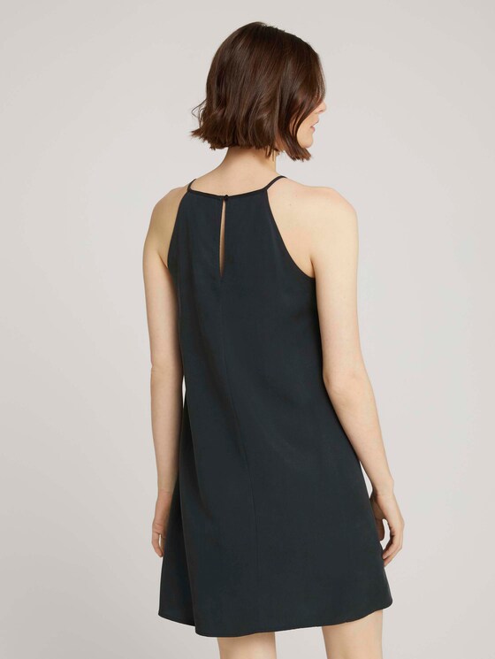 Neckholder Minikleid mit TENCEL™ Lyocell - Frauen - washed black Neckholder Minikleid mit TENCEL™ Lyocell - Frauen - washed black - 2 - TOM TAILOR Denim