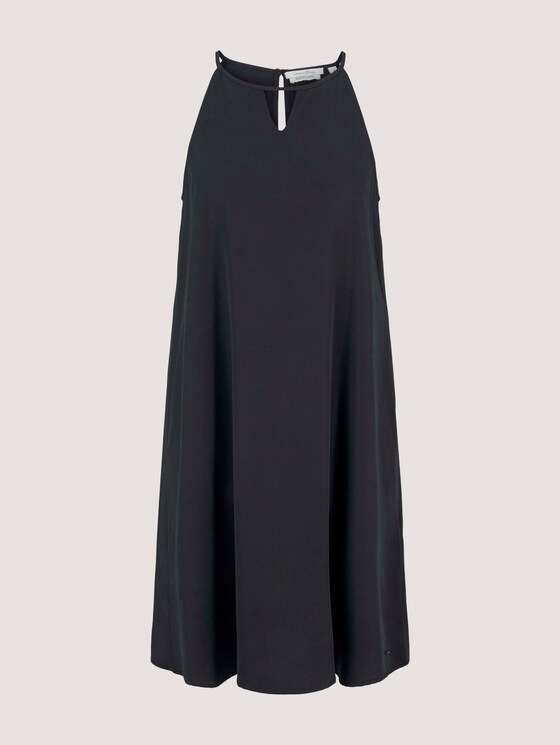 Neckholder Minikleid mit TENCEL™ Lyocell - Frauen - washed black Neckholder Minikleid mit TENCEL™ Lyocell - Frauen - washed black - 7 - TOM TAILOR Denim