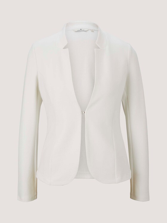 Blazer mit Ottomanstruktur - Frauen - Whisper White Blazer mit Ottomanstruktur - Frauen - Whisper White - 7 - TOM TAILOR