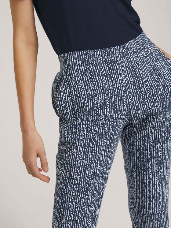 Loose Fit Hose - Frauen - blue minimal design vertical Loose Fit Hose - Frauen - blue minimal design vertical - 10 - TOM TAILOR