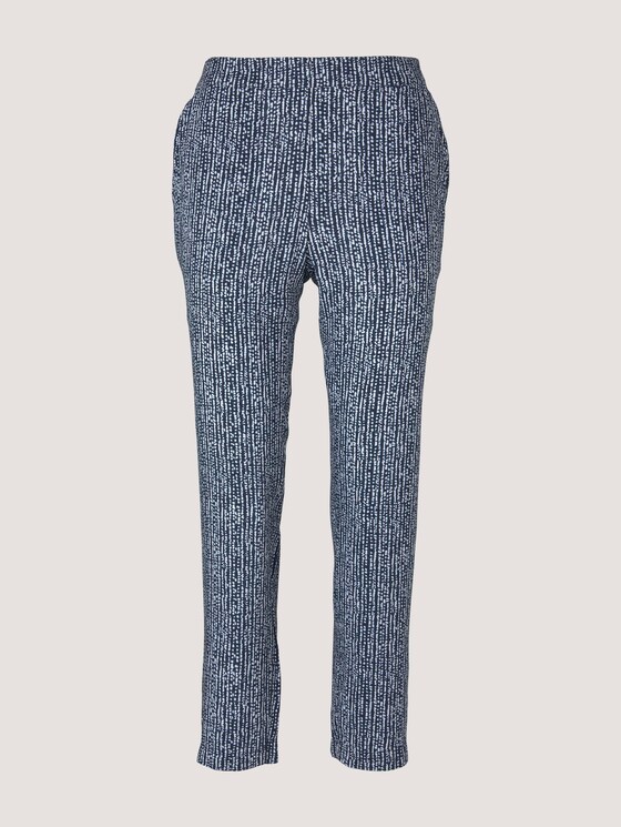 Loose Fit Hose - Frauen - blue minimal design vertical Loose Fit Hose - Frauen - blue minimal design vertical - 7 - TOM TAILOR