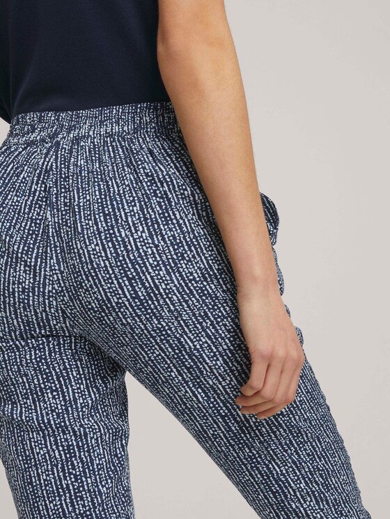 Loose Fit Hose - Frauen - blue minimal design vertical Loose Fit Hose - Frauen - blue minimal design vertical - 9 - TOM TAILOR