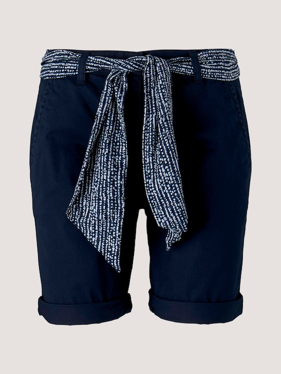 Relaxed Chino Bermuda Shorts - Vrouwen - Sky Captain Blue Relaxed Chino Bermuda Shorts - Vrouwen - Sky Captain Blue - 7 - TOM TAILOR