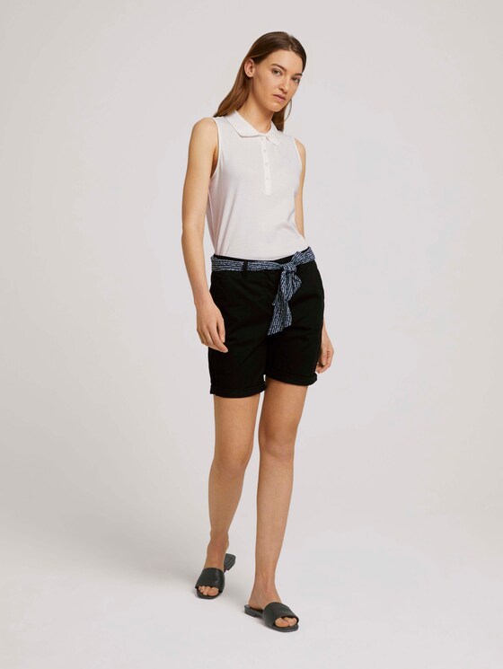 Relaxed Chino Bermudashorts - Frauen - deep black Relaxed Chino Bermudashorts - Frauen - deep black - 3 - TOM TAILOR