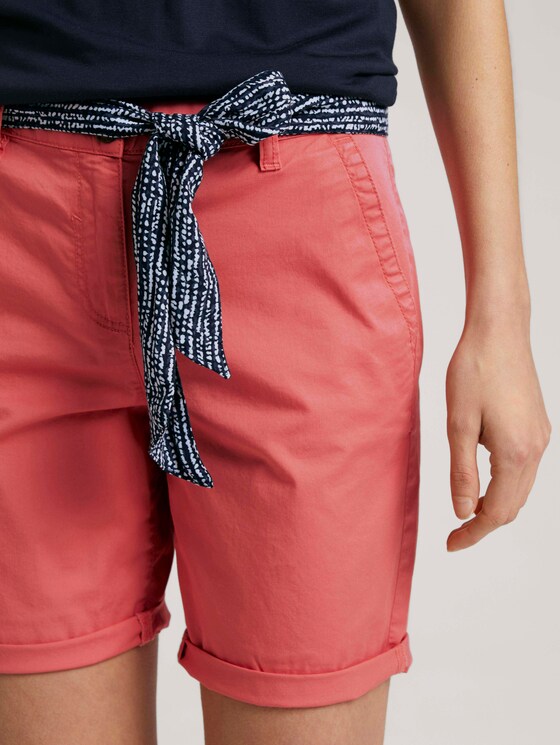 Relaxed Chino Bermuda Shorts - Vrouwen - flamingo flower Relaxed Chino Bermuda Shorts - Vrouwen - flamingo flower - 10 - TOM TAILOR