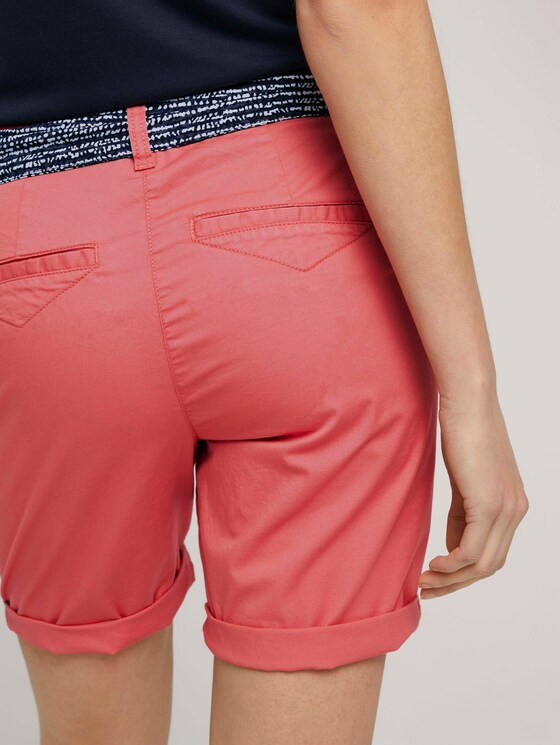 Relaxed Chino Bermuda Shorts - Vrouwen - flamingo flower Relaxed Chino Bermuda Shorts - Vrouwen - flamingo flower - 9 - TOM TAILOR