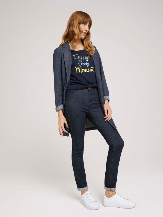 T-Shirt mit Print mit Bio-Baumwolle - Frauen - Sky Captain Blue T-Shirt mit Print mit Bio-Baumwolle - Frauen - Sky Captain Blue - 3 - TOM TAILOR