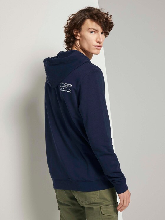 Hoodie met borstzak - Mannen - Sky Captain Blue Hoodie met borstzak - Mannen - Sky Captain Blue - 2 - TOM TAILOR Denim