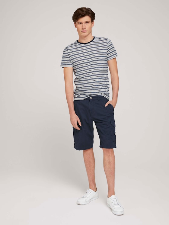 Twill Cargo Shorts - Männer - Sky Captain Blue Twill Cargo Shorts - Männer - Sky Captain Blue - 3 - TOM TAILOR