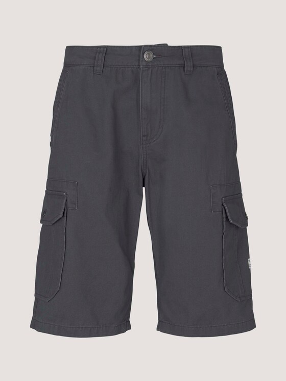 Twill Cargo Shorts - Männer - Tarmac Grey Twill Cargo Shorts - Männer - Tarmac Grey - 7 - TOM TAILOR