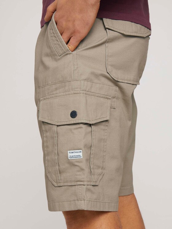 Twill Cargo Shorts - Männer - Chinchilla Twill Cargo Shorts - Männer - Chinchilla - 10 - TOM TAILOR