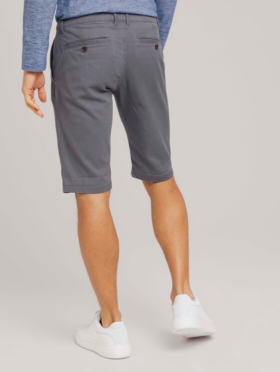 Chino Slim Shorts mit Bio-Baumwolle - Männer - Castlerock Grey Chino Slim Shorts mit Bio-Baumwolle - Männer - Castlerock Grey - 2 - TOM TAILOR