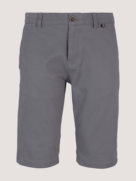 Chino Slim Shorts mit Bio-Baumwolle - Männer - Castlerock Grey Chino Slim Shorts mit Bio-Baumwolle - Männer - Castlerock Grey - 7 - TOM TAILOR