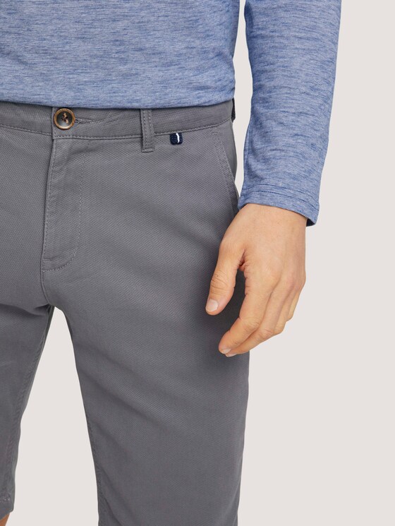 Chino Slim Shorts mit Bio-Baumwolle - Männer - Castlerock Grey Chino Slim Shorts mit Bio-Baumwolle - Männer - Castlerock Grey - 9 - TOM TAILOR
