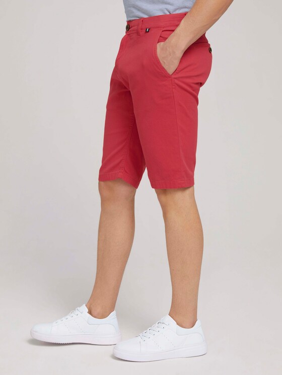 Chino Slim Shorts mit Bio-Baumwolle - Männer - Plain Red Chino Slim Shorts mit Bio-Baumwolle - Männer - Plain Red - 11 - TOM TAILOR