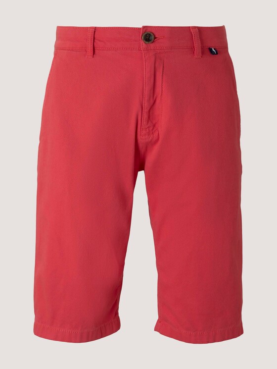 Chino Slim Shorts mit Bio-Baumwolle - Männer - Plain Red Chino Slim Shorts mit Bio-Baumwolle - Männer - Plain Red - 7 - TOM TAILOR