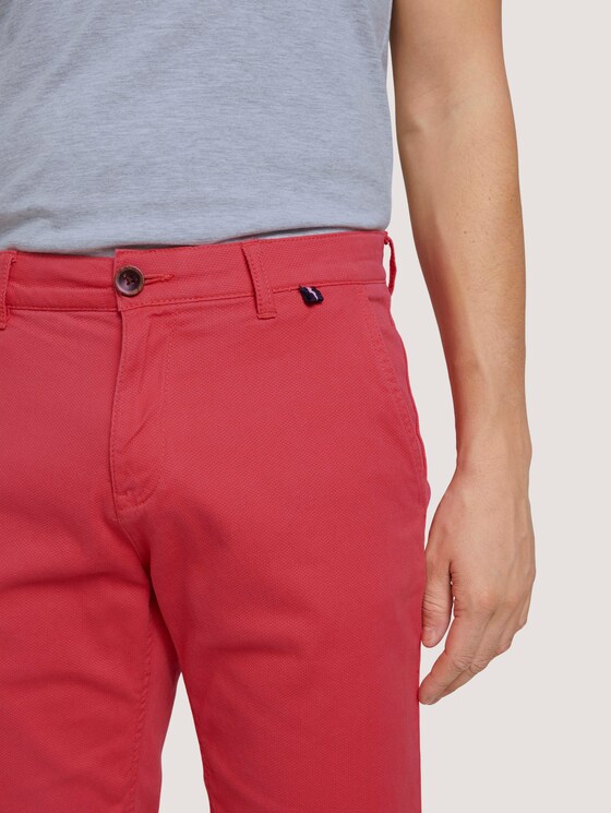 Chino Slim Shorts mit Bio-Baumwolle - Männer - Plain Red Chino Slim Shorts mit Bio-Baumwolle - Männer - Plain Red - 9 - TOM TAILOR
