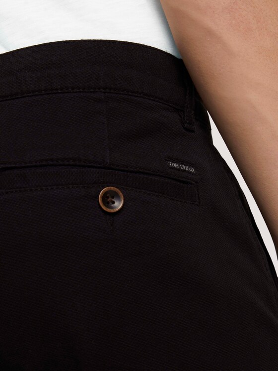 Chino Slim Shorts mit Bio-Baumwolle - Männer - Black Chino Slim Shorts mit Bio-Baumwolle - Männer - Black - 10 - TOM TAILOR