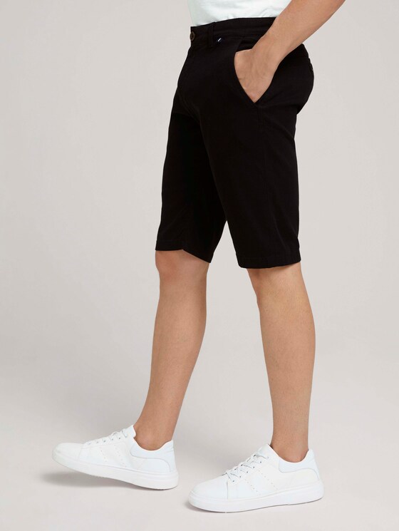 Chino Slim Shorts mit Bio-Baumwolle - Männer - Black Chino Slim Shorts mit Bio-Baumwolle - Männer - Black - 11 - TOM TAILOR