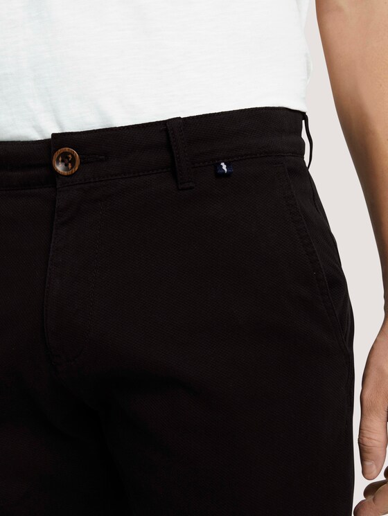 Chino Slim Shorts mit Bio-Baumwolle - Männer - Black Chino Slim Shorts mit Bio-Baumwolle - Männer - Black - 9 - TOM TAILOR
