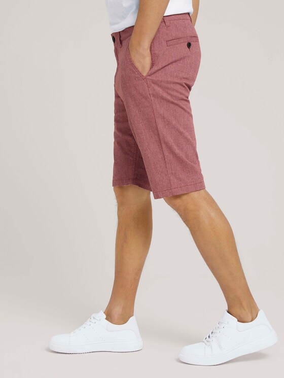Josh Slim Chino-Shorts - Männer - red minimal design Josh Slim Chino-Shorts - Männer - red minimal design - 11 - TOM TAILOR