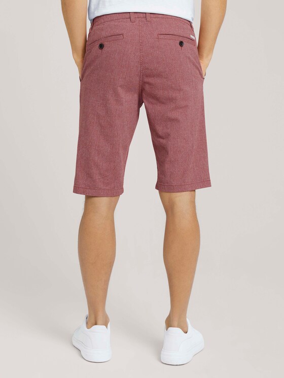Josh Slim Chino-Shorts - Männer - red minimal design Josh Slim Chino-Shorts - Männer - red minimal design - 2 - TOM TAILOR