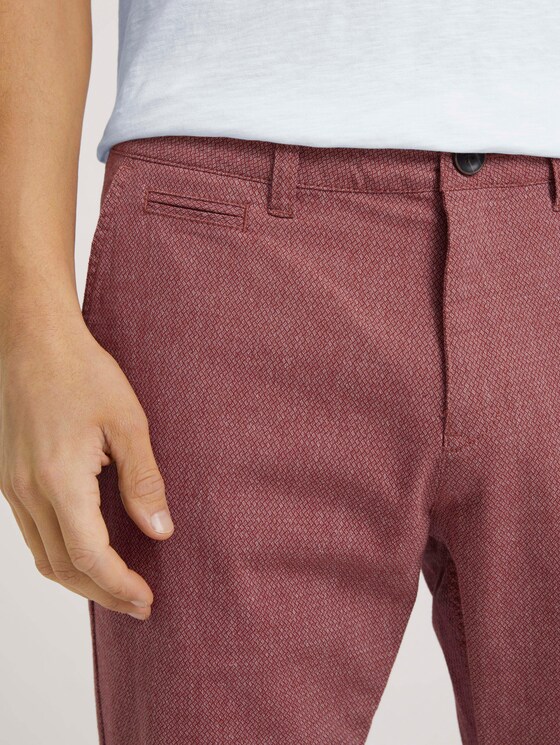 Josh Slim Chino-Shorts - Männer - red minimal design Josh Slim Chino-Shorts - Männer - red minimal design - 9 - TOM TAILOR