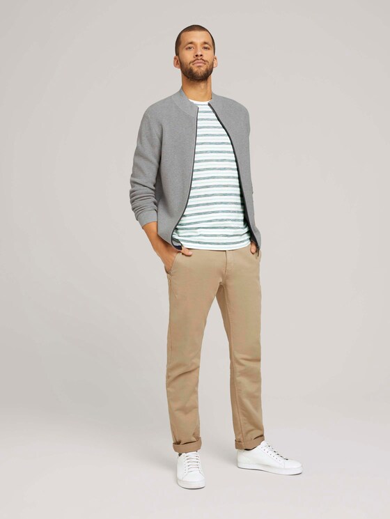 gestreiftes T-Shirt mit Rundhalsausschnitt - Männer - lucite green stripe gestreiftes T-Shirt mit Rundhalsausschnitt - Männer - lucite green stripe - 3 - TOM TAILOR