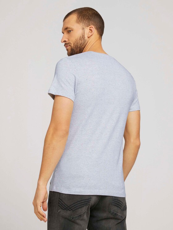 gepunktetes T-Shirt - Männer - Off White gepunktetes T-Shirt - Männer - Off White - 2 - TOM TAILOR